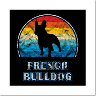 French Bulldog Vintage Design Dog Posters and Art